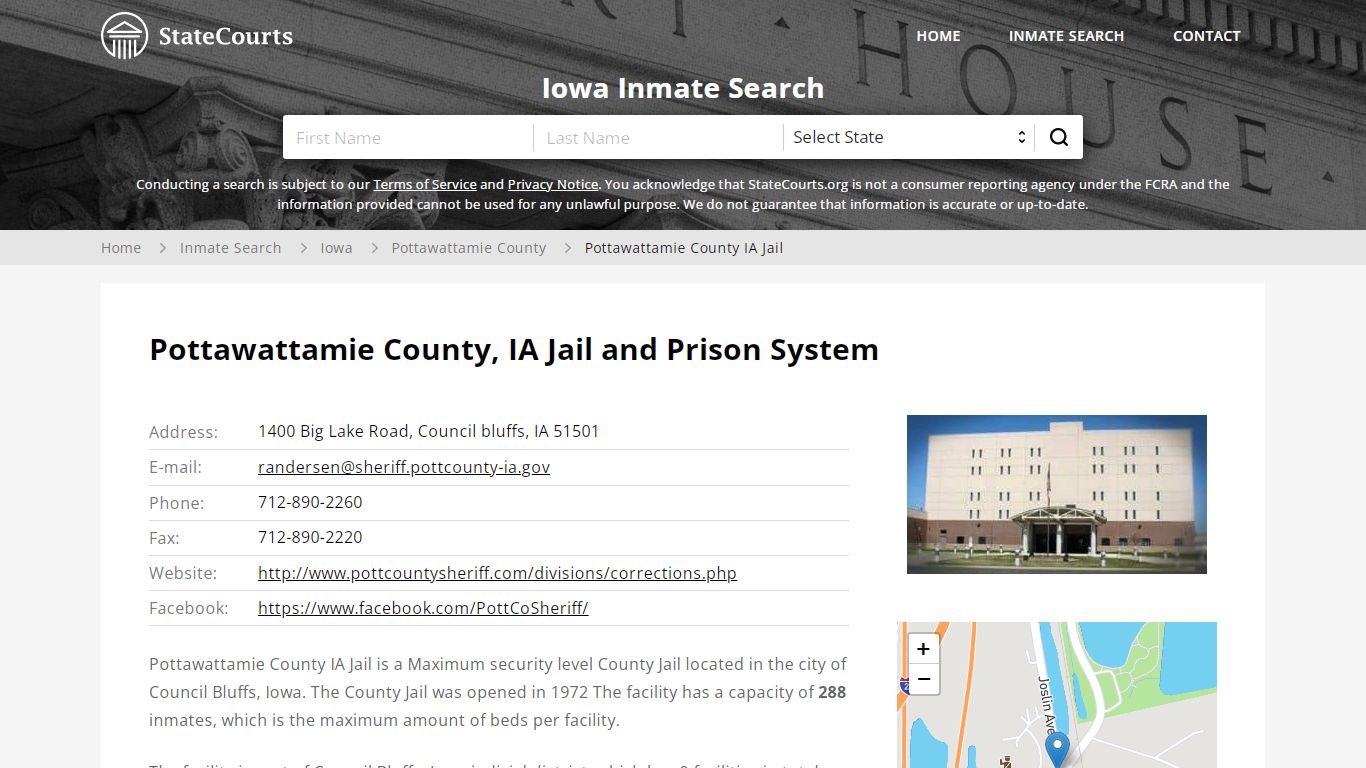 Pottawattamie County IA Jail Inmate Records Search, Iowa ...